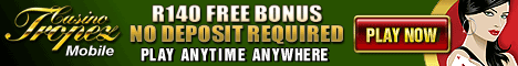 R140 FREE Bonus - No Deposit Required at Casino Tropez Mobile!