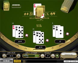 Black Jack Scratch Card