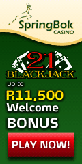 Play Online Blackjack in Rands at Springbok Casino